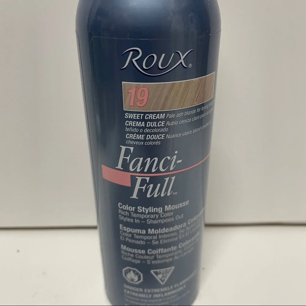 Roux Fanci-Full Color Styling Mousse 19 Sweet Cream 6 OZ